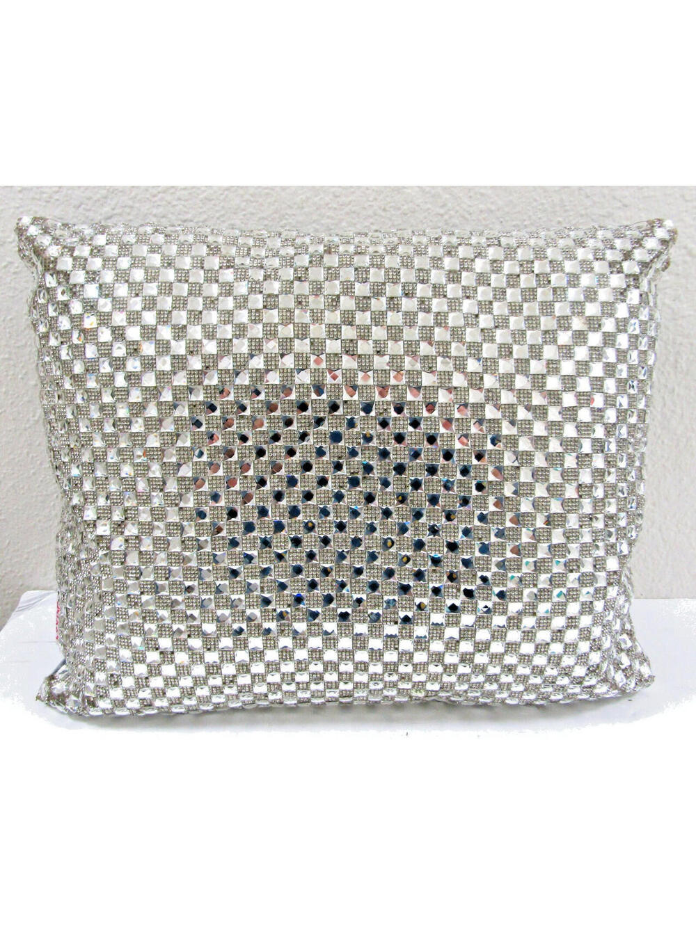 Lavish Crystal Rhinestone Throw Pillow 18 x 14